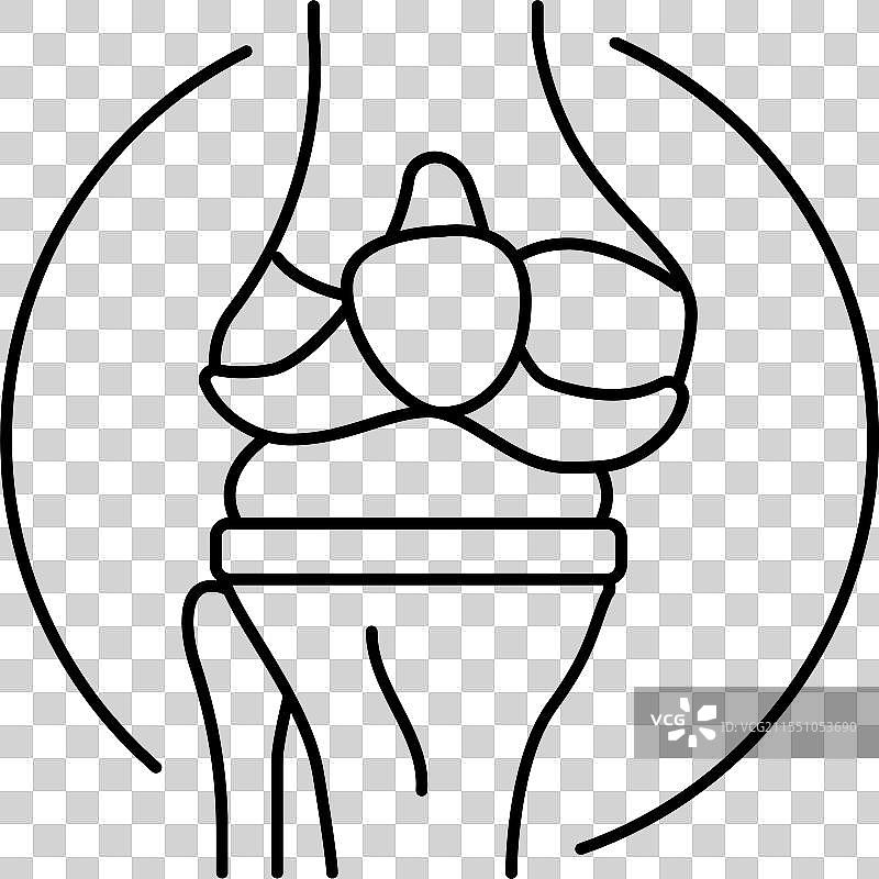 疝修复手术线条图标图片素材