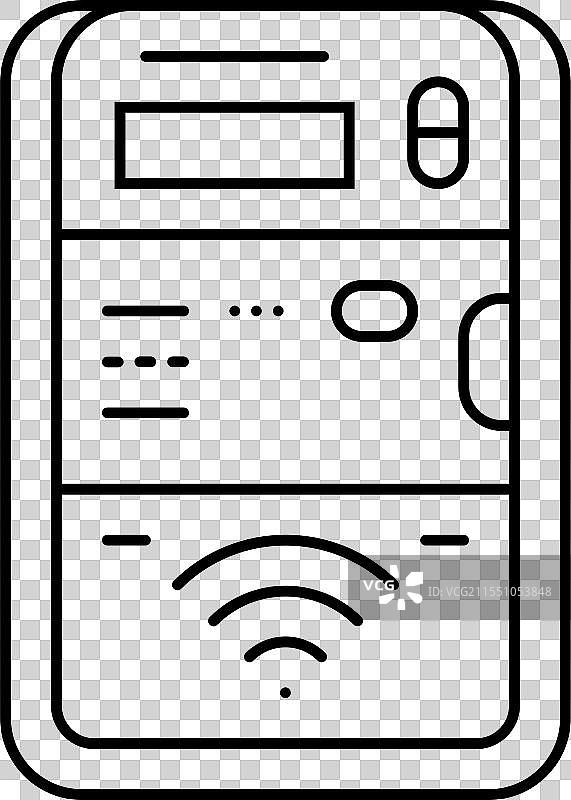 智能计量能源政策线条图标图片素材