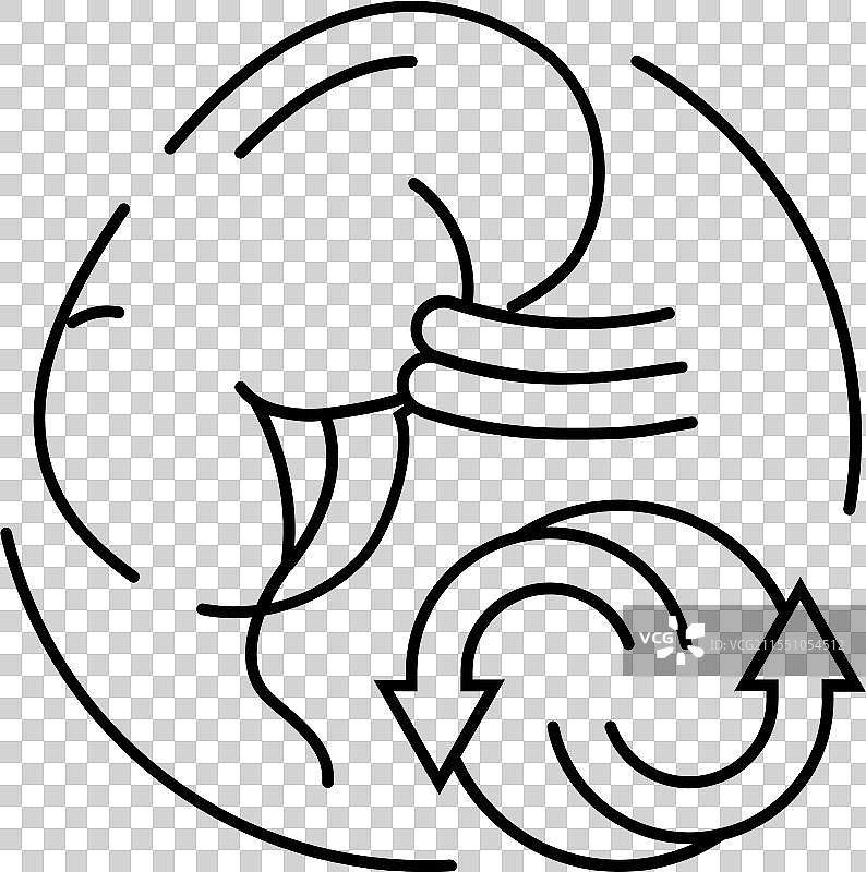 胰腺移植手术线条图标图片素材