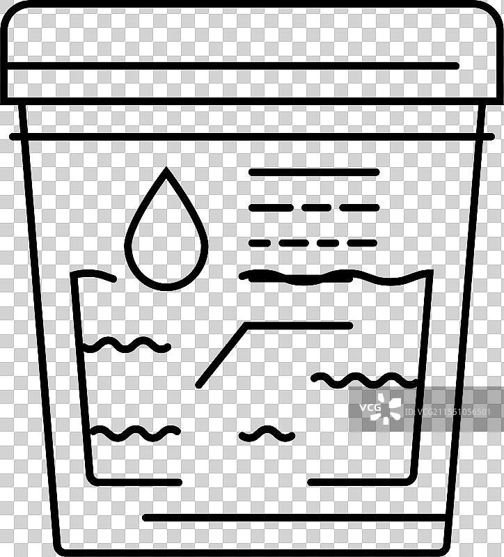 血尿泌尿科线条图标图片素材