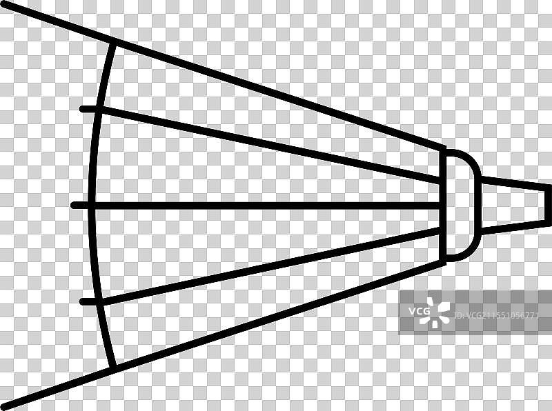 铁匠的风箱线条图标图片素材