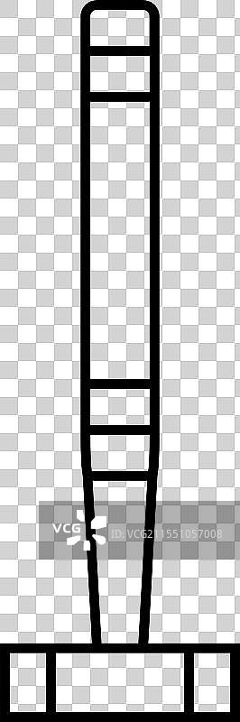 木槌槌球游戏线条图标图片素材