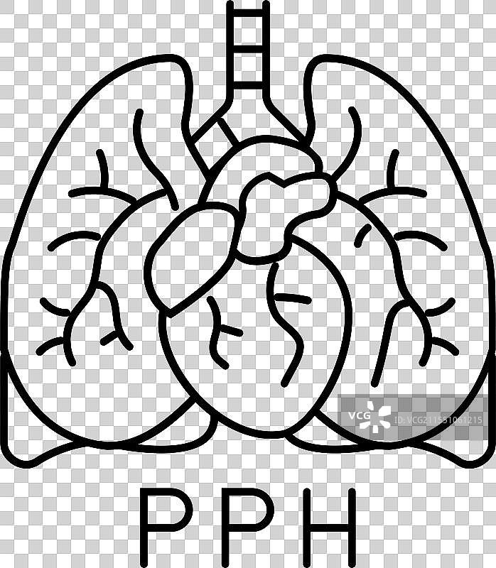 运动神经元疾病线条图标图片素材