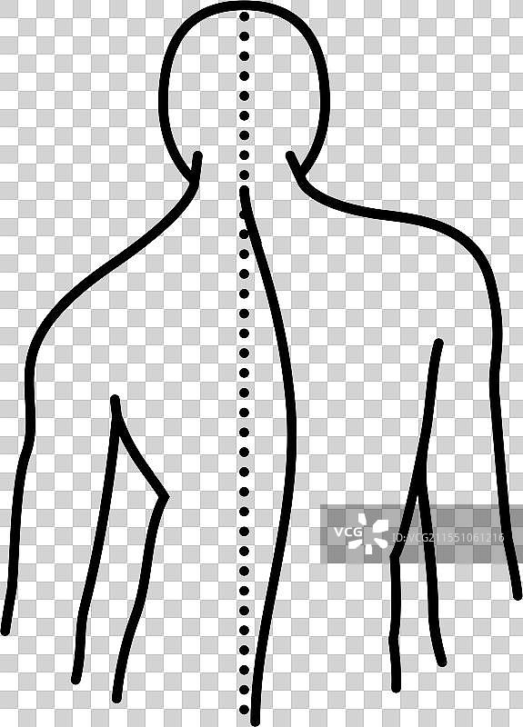 原发性肺动脉高压线条图标图片素材