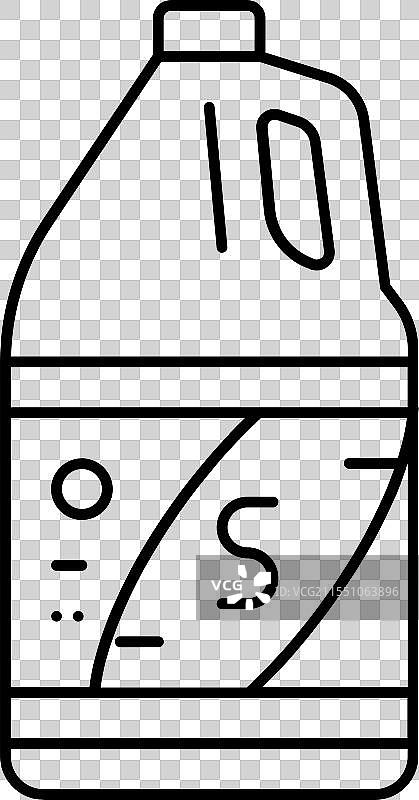 溶剂干洗线条图标图片素材