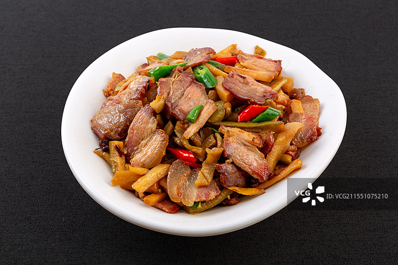 腊肉炒萝卜干图片素材