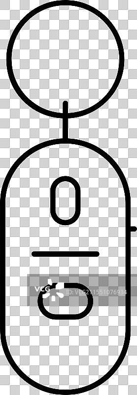 钥匙查找器配件线条图标图片素材