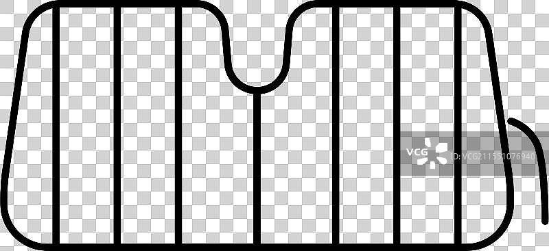 遮阳伞配件线条图标图片素材