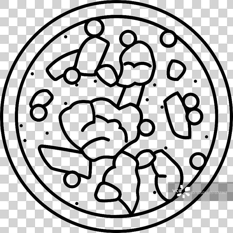 汤鱼线条图标图片素材