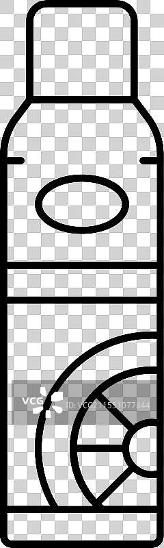 汽车护理轮胎光泽线条图标图片素材