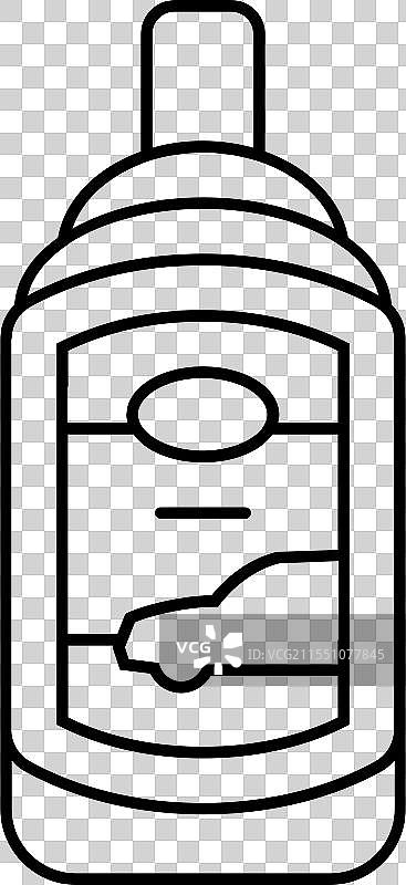 汽车打蜡护理线条图标图片素材