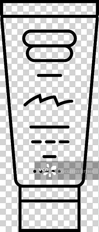 汽车护理划痕去除剂线条图标图片素材