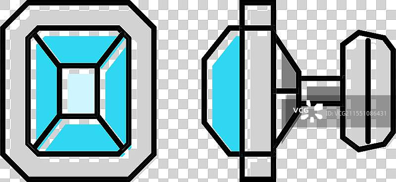 袖扣 珠宝 时尚 彩色图标图片素材