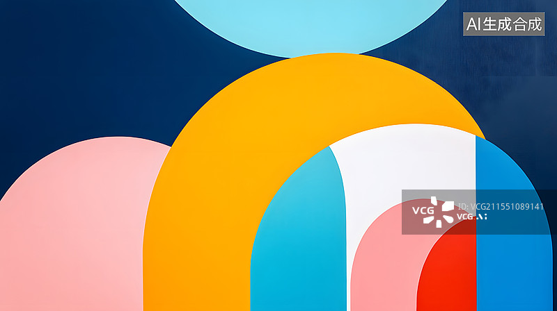 【AI数字艺术】漫画背景的波普艺术风格卡通插图图片素材