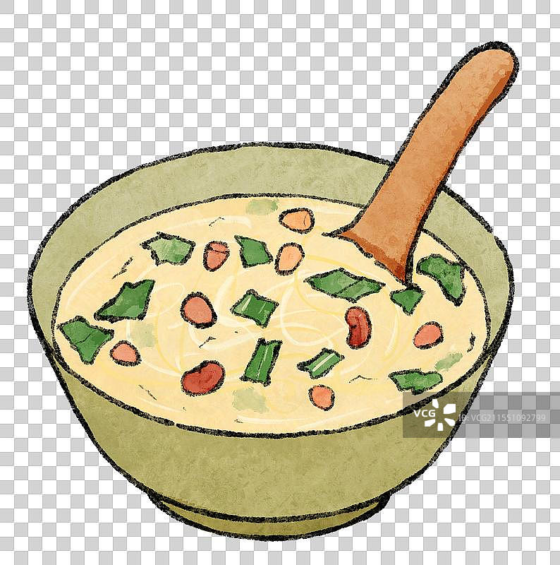 山东济南美食国风插画-甜沫图片素材
