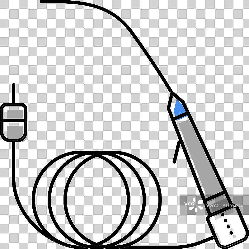 泌尿科膀胱镜彩色图标图片素材