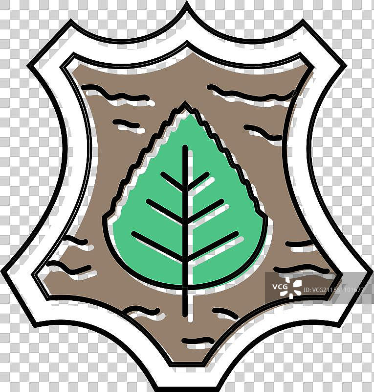 素食皮革可持续时尚颜色图标图片素材