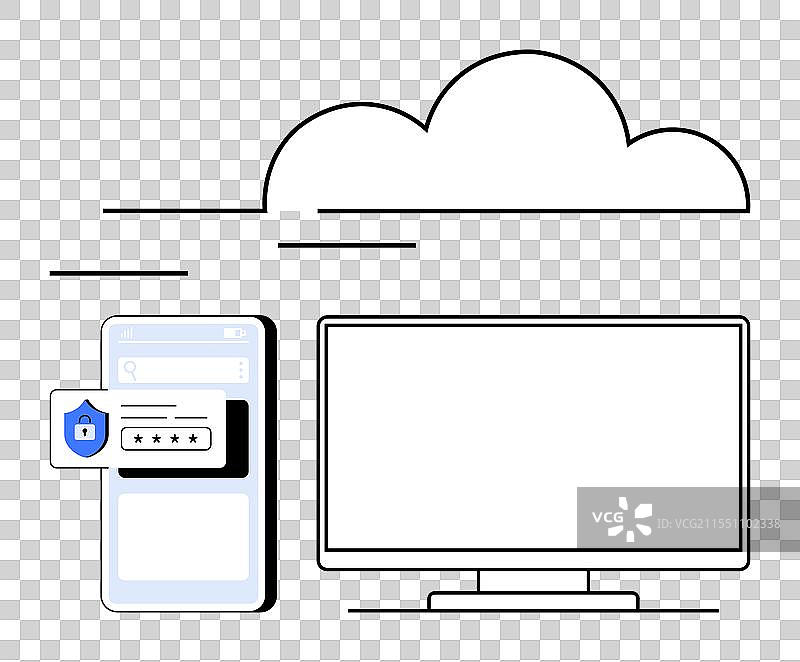 移动云计算安全图片素材
