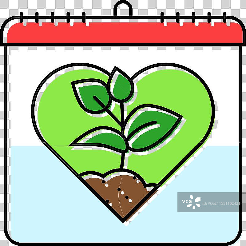 国际家庭日彩色图标图片素材