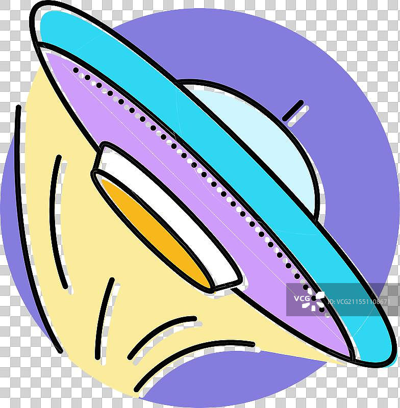 板块构造未解之谜 彩色图标图片素材