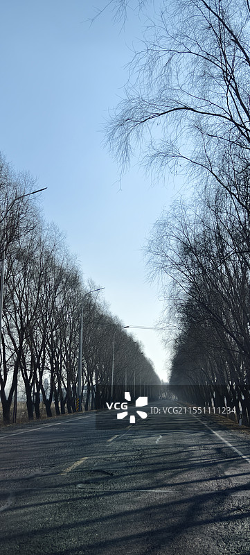 长春九台区乡村公路图片素材