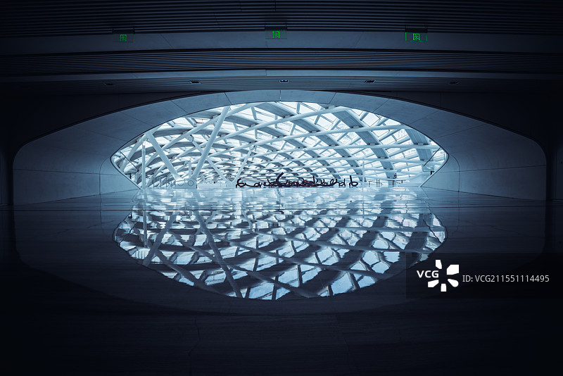 室内建筑结构光影图片素材