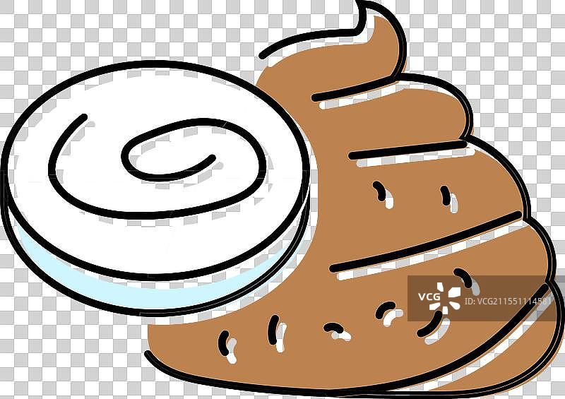 感染性粪便样本颜色图标图片素材