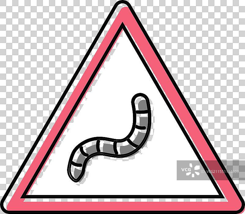 虫子寄生虫检测测试彩色图标图片素材