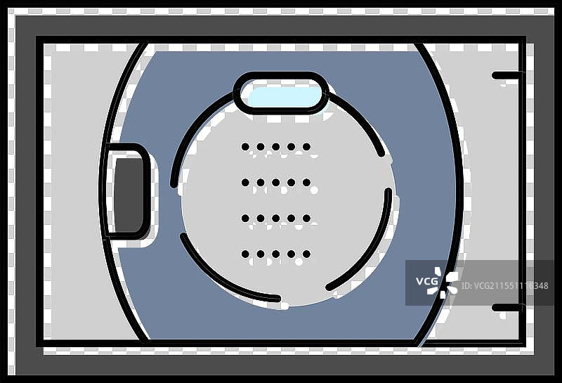 停车礼宾服务 酒店 彩色图标图片素材