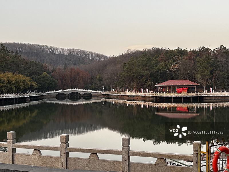 武汉九真山景区图片素材