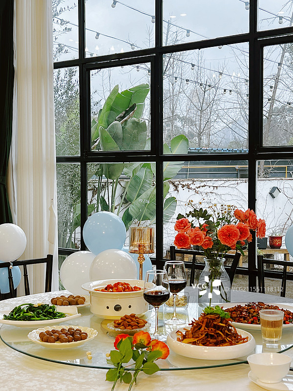 花园餐厅图片素材