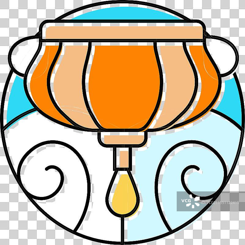 阿育吠陀的施罗达拉颜色图标图片素材