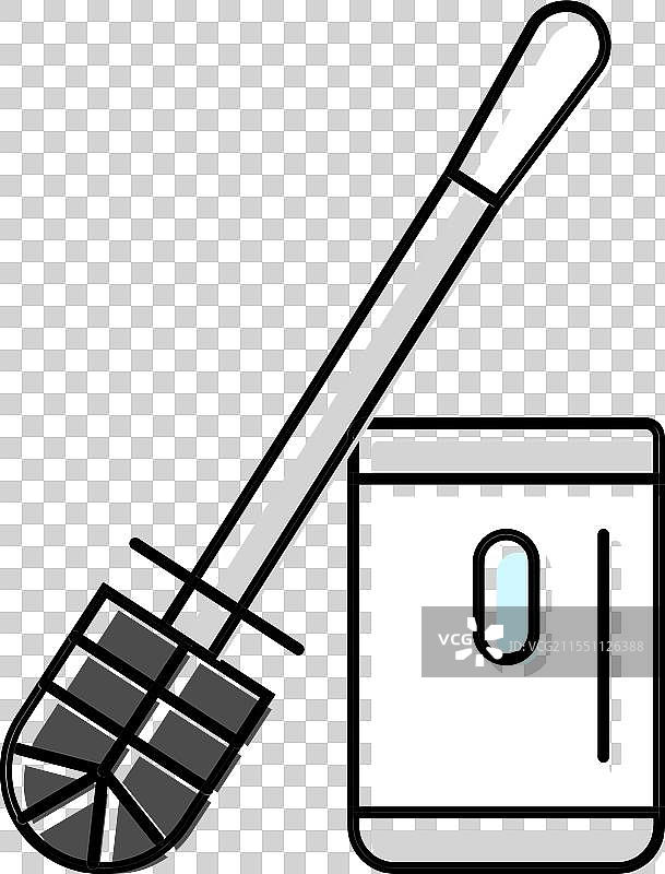 马桶刷漂白剂颜色图标图片素材