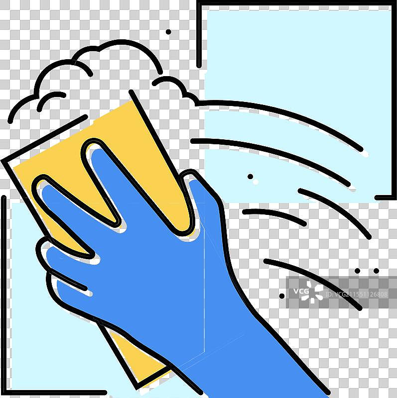 腐蚀性漂白剂彩色图标图片素材