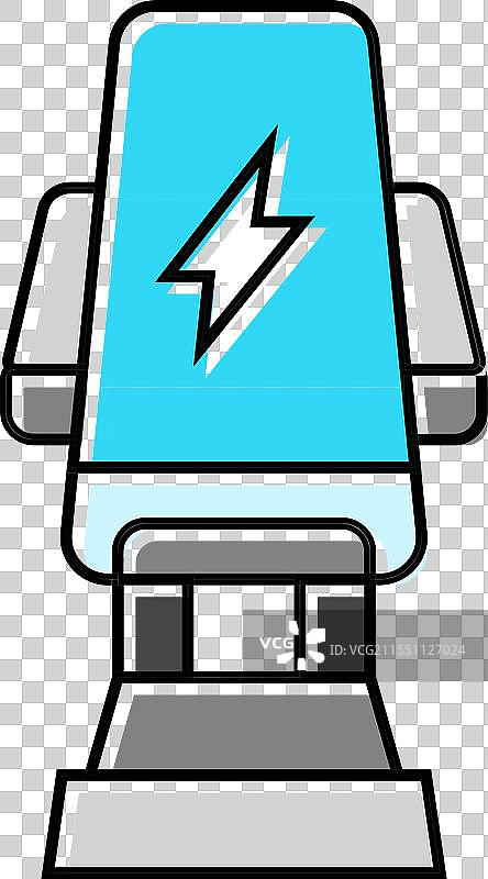 汽车手机支架配件彩色图标图片素材