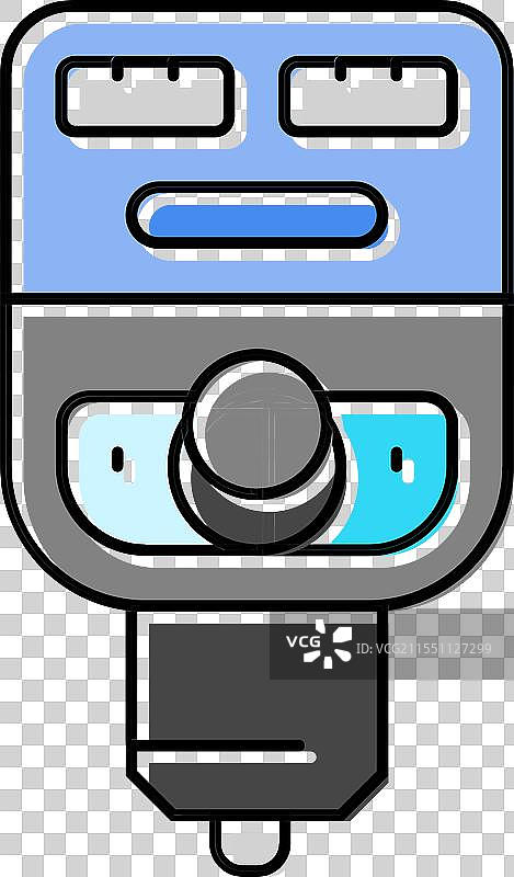 FM发射器配件彩色图标图片素材