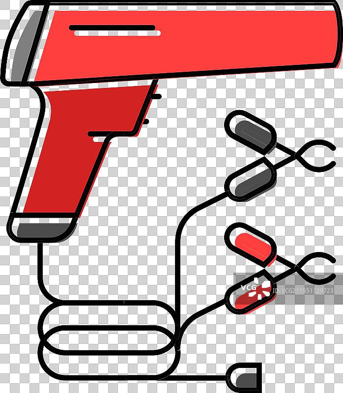 定时灯汽车修理工具彩色图标图片素材