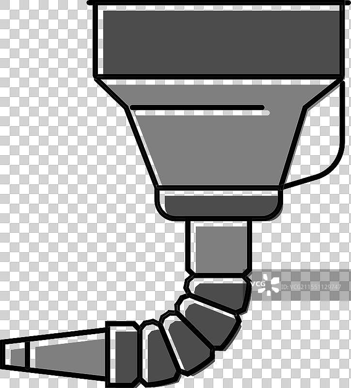 漏斗汽车修理工具彩色图标图片素材