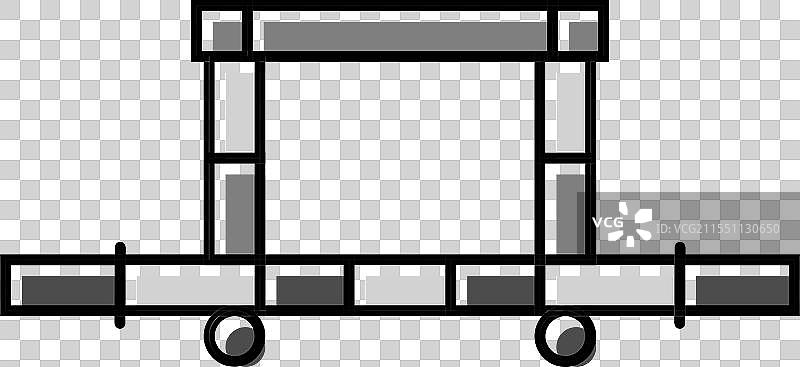 拉杆健身工具彩色图标图片素材