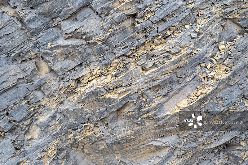 冬季的岩石纹理图片素材