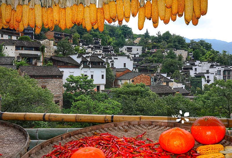 篁岭婺源图片素材