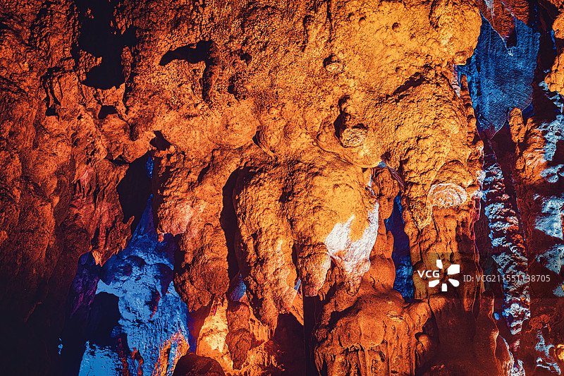 广西桂林荔浦银子岩景区溶洞风景图片素材