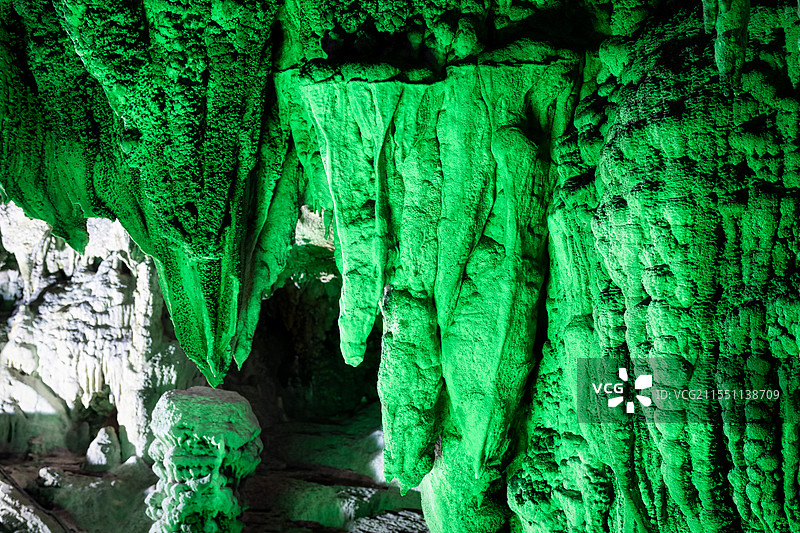 广西桂林荔浦银子岩景区溶洞风景图片素材