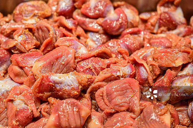 生鲜鸡肉食材半成品鸡胗图片素材