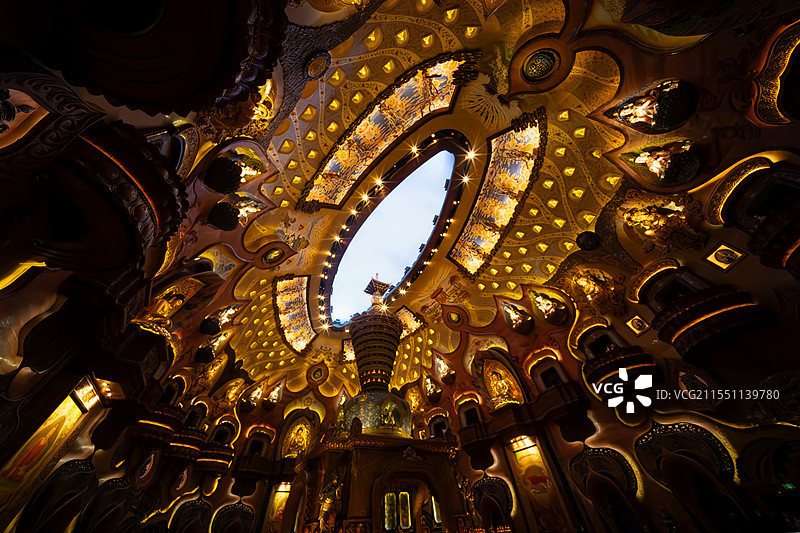 牛首山佛顶宫地宫图片素材