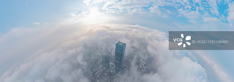 长沙平流雾图片素材