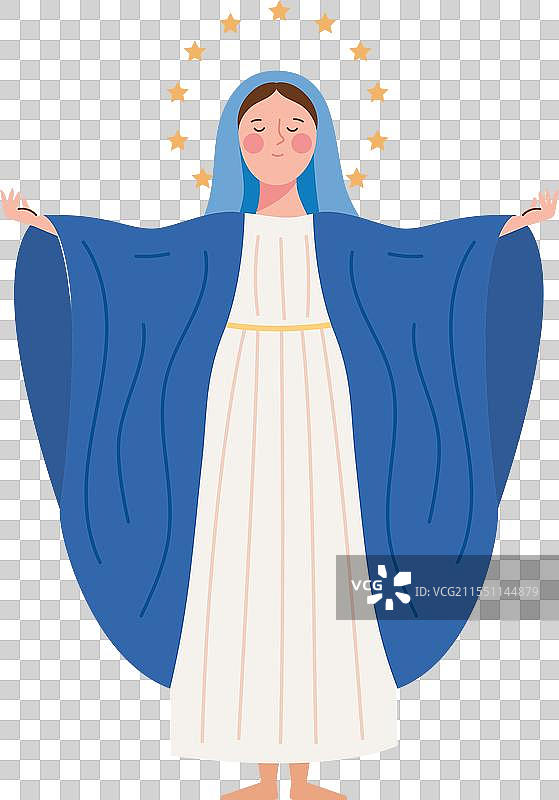 可爱的奇迹处女图片素材