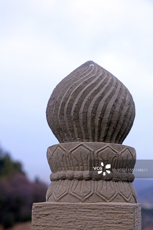 石雕柱头图片素材