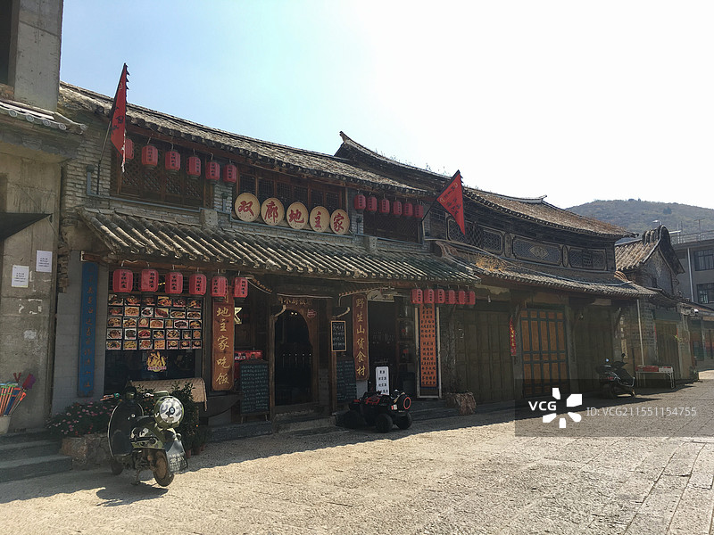云南大理双廊古镇街景图片素材