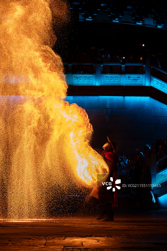 婺女洲非遗表演图片素材